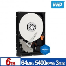 WD60EZRZ 藍標 6TB 3.5吋SATA硬碟/3y